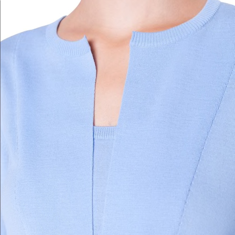 Akris Punto Split Neck Wool Pullover - image 3